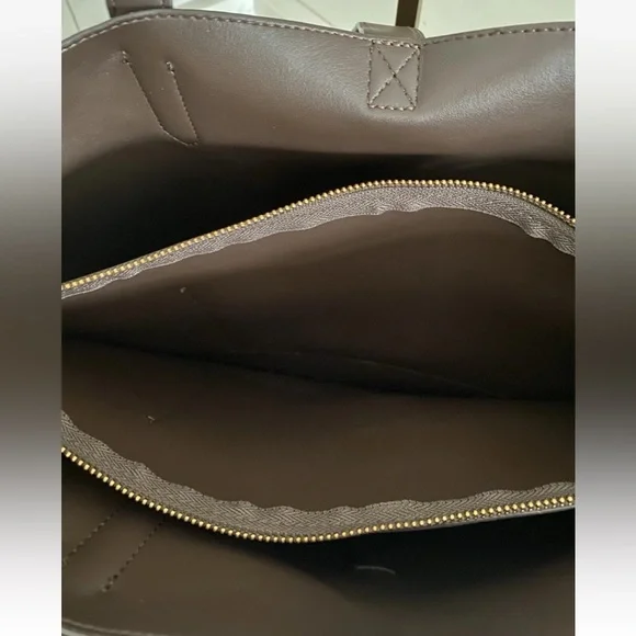 🆕 House of Harlow 1960 Brown faux Suede Luxe Tote & Wristlet Shoulder Bag Set - Picture 5 of 15